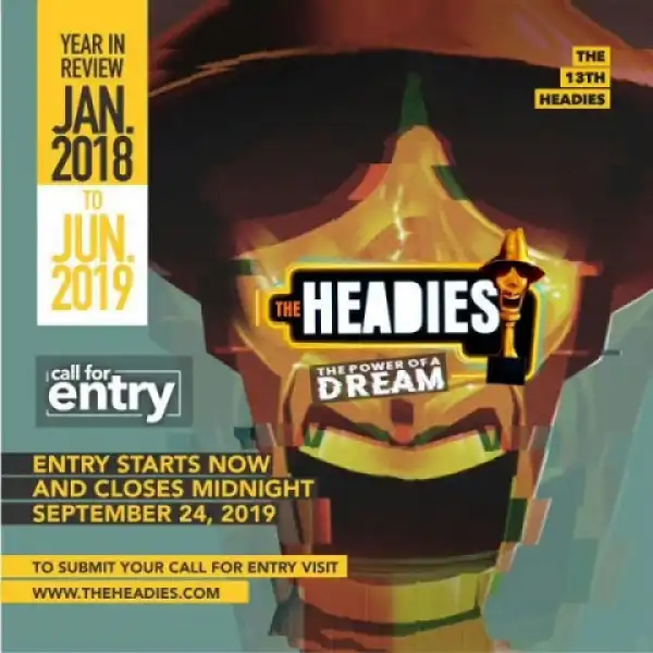 Headies Awards 2019: Full Nominees List